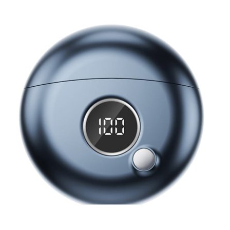 Mini skjeggtrimmer Elektrisk brødtrimmer Oppladbar hårklippemaskin Innebygd batteri Blå