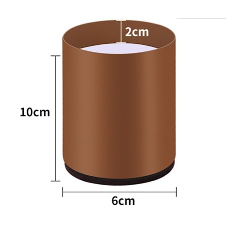 Hevbare sengeløftere, sett med 4, karbonstål, møbelforhøyere for å øke høyden