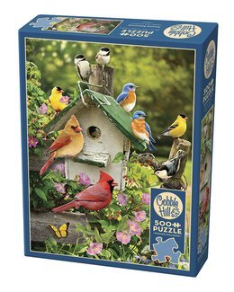 Puslespil Sommer Fuglehus 500 brikker