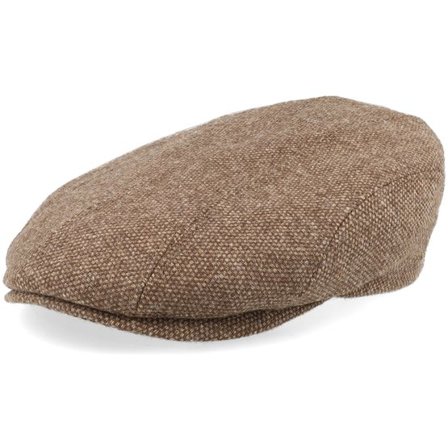 Stetson - Beige flatcap Keps - Ivy Cap Undyed Wool Sustainable Beige Flat Cap @ Hatstore