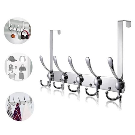 YTY Over-the-Door Kroker 15 Kroker, Hengende Oppbevaring for Hatter, Håndklær og Klær
