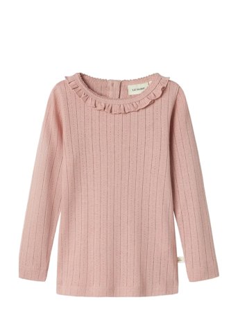Nmfrachel Nis Ls Slim Top Lil Noos Pink Lil'Atelier