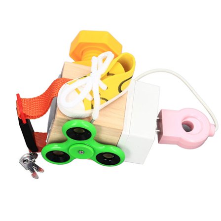 Fidget Sensorisk Busy Toy Koncentrationsträning Pedagogisk Fidget Toy Cube för Hemma Resa Typ 2