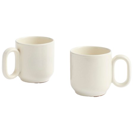 Hay Barro kopp 2-pack, benvit | Dukning & Servering > Muggar & Koppar > Kopp | Bagaren och Kocken
