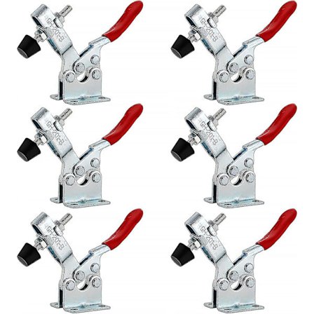 6 stk Gh-201b Horisontale Toggle-klemmer, Toggle-klemme, Hurtigutløsningsklemme Kapasitet Rask