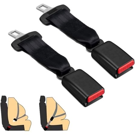 2 st bältesförlängningsknapp, bältesknappar spännen bredd spänne upp till säkert