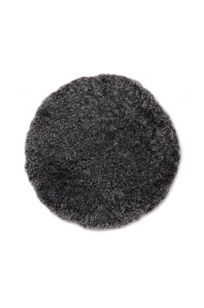 Skinnwille - Lampaannahkapehmuste Curly, pyöreä - Harmaa - Istuintyynyt & pehmusteet - - Homeroom