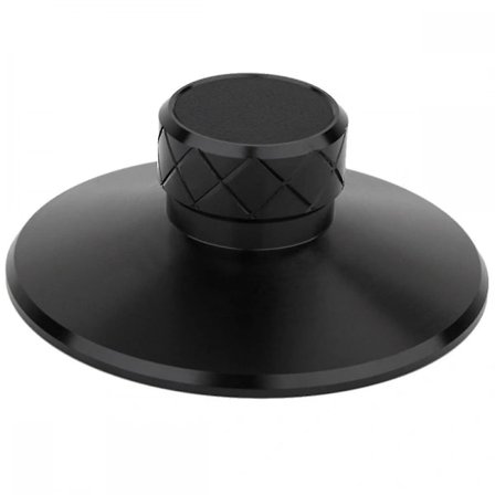 Vinyl Skivspelare Vikt Metallskiva Stabilisator Vibrationsreducerare Skivklämma Skivspelare Svart, A