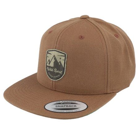 Wild Spirit - Brown - snapback - Cap - Shield Peak Tan Brown Snapback - Hatstore