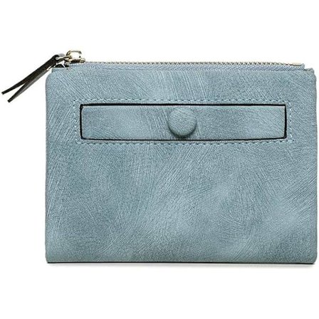 (Sininen) Pieni naisten lompakko - Naisten minilompakko - Kolikkotaskulla - Ohut pehmeä pieni lompakko