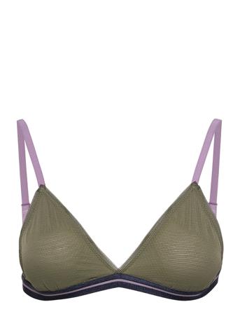 Pointe Mesh Tassie Bra Green Becksöndergaard