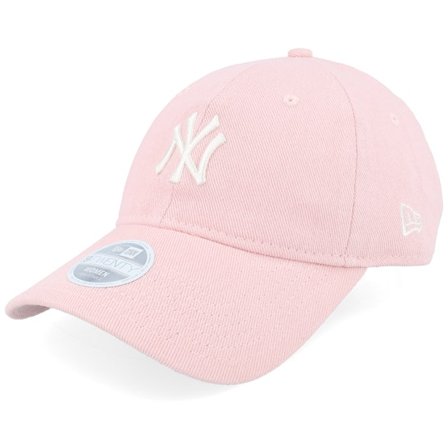 New Era - MLB Rosa Unconstructed Cap - New York Yankees Womens Dye Denim 9TWENTY Pink Dad Cap @ Hatstore