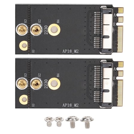 2 stk. adapter for OS X til NGFF-grensesnitt trådløst nettverkskort BCM94360CS2 BCM943602CS