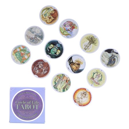 Livets Cirkel Papper Tarotkort Spådom Spelkort Brädspel