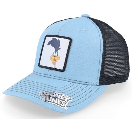 Looney Tunes - Blå trucker Keps - Road Runner Blue/Black Trucker @ Hatstore