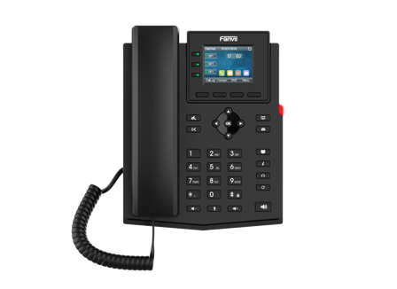 FANVIL Ip Phone Black 4 Lines Lcd