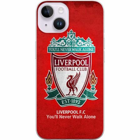 Apple Iphone 14 Genomskinligt Skal Liverpool