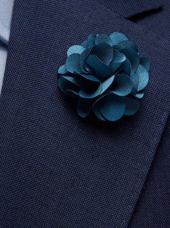 John Henric Men's Grüne Blumen-Reversnadel Size Onesize