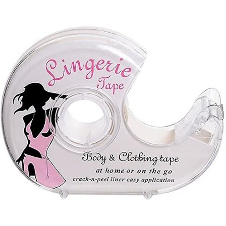 Dobbeltsidig body tape for kvinner til moteplagg, kjole og kropp | Sterk og klar motetape for all hud