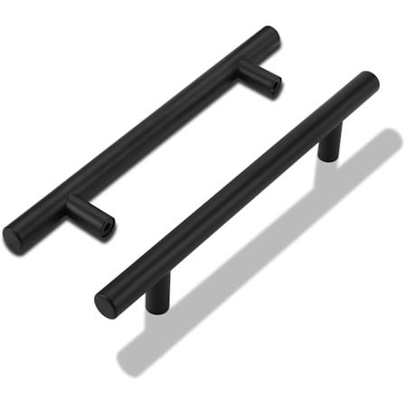 20 st svarta skåphandtag 128 mm hålavstånd köksskåphandtag köksdörrhandtag svarta lådhandtag garderobslådhandtag