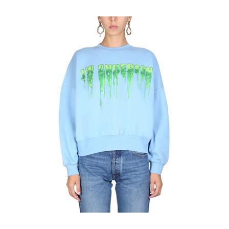 JW Anderson, Sweatshirt Niebieski, Kobieta, Rozmiar: L