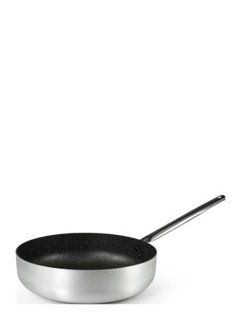 Dyb Pande M/ Håndtag Silver Flonal