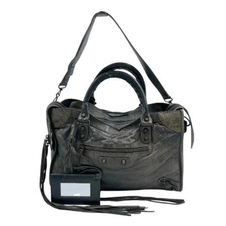 Balenciaga Vintage, Pre-owned Handbag Grijs, Dames, Maat:ONE Size