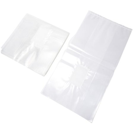 Svamppåse mäter 50 x 25 x 14 cm, 0,5 mikron och svamptjocklek är 3 mil (20)