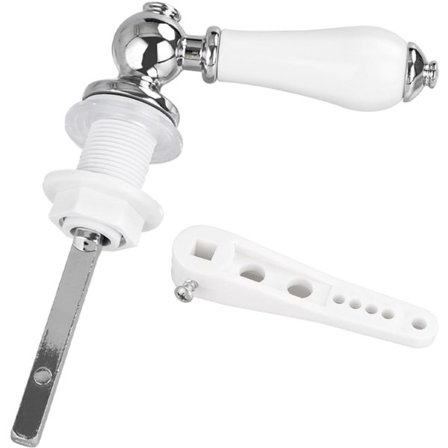 ING Keramisk toilet skyllehåndtag - Toiletskyllhåndtag, udskiftningshåndtag til toilettank