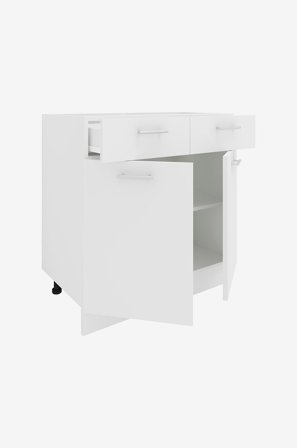 VCM - Kaappi Esilo 2 Doors/ 1 Drawer - Valkoinen - Hyllyt & säilytys - - Homeroom