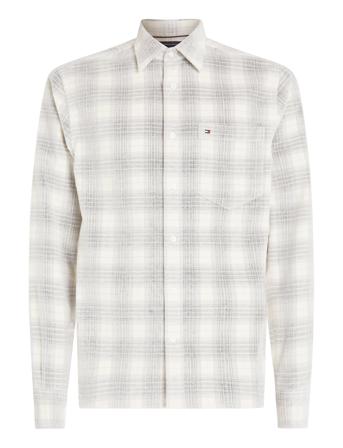 Corduroy Check Rf Shirt White Tommy Hilfiger