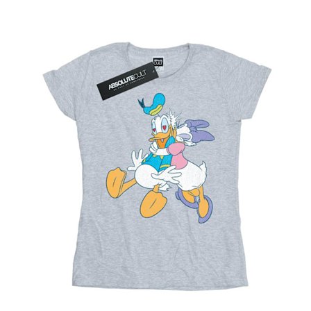 Disney Dam/Dam Donald Och Daisy Duck Kyss Bomull T-shirt