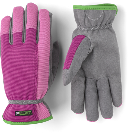 Hestra Job Garden Robin Trädgårdshandske Fuchsia 7, Arbetskläder