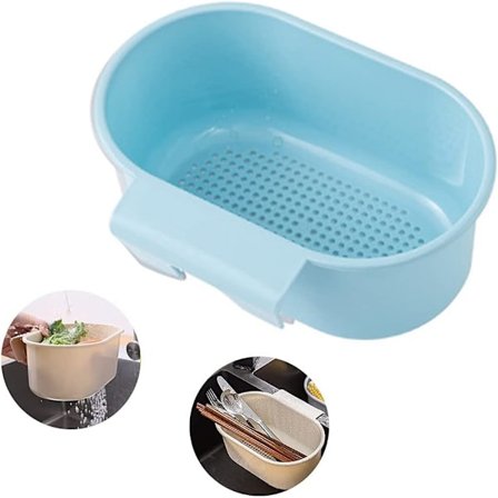 Diskhoavloppssil, Multifunktionell diskhoavloppssil för silning av köksavfall och tvätt av grönsaker, frukt, diskho