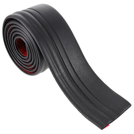 1 rull selvklebende gulvlist, dekorativ selvklebende list, 2 meter (200X10CM, svart)