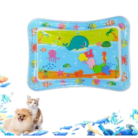 Kølemåtte til katte og små hunde, Vandmåtte til kæledyr – Flydende fisk, Afkølende, Oppustelig, Kan fyldes med vand