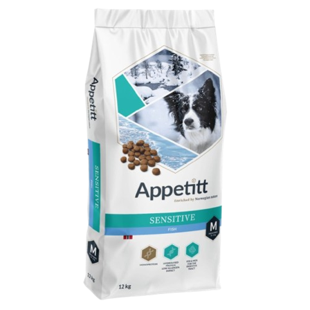 APPETITT - Sensitive Medium Fisk 12 kg - Hund - Hundefôr & hundemat - Tørrfôr for hund - ZOO.no
