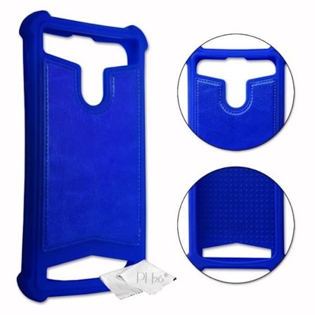 Takakuori - UMIDIGI - A9 Pro - Nahkafiilis - Iskunkestävä - Langaton lataus - Sininen