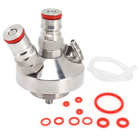 Mini Keg Beer Dispenser Kit Rostfritt stål Ball Beer Dispenser Avlastningsventil för 2L/3,6L/5L Keg