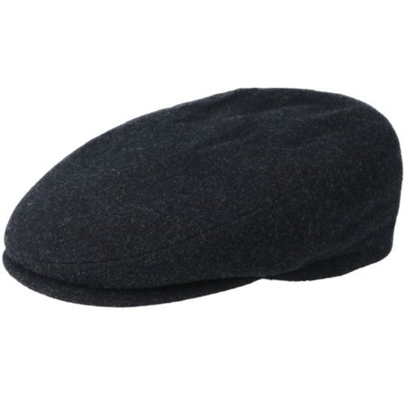 Stetson - Svart flatcap Keps - Kent Wool/Cashmere Black Flat Cap @ Hatstore