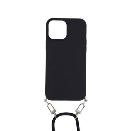 Skal till iPhone 13 med nylonsnöre och Eko Resin Chain Svart Svart
