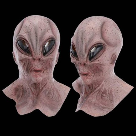 Halloween latexmask - Gammal man dekor realistisk ansiktsmask för mänskliga rynkor-XF1- I