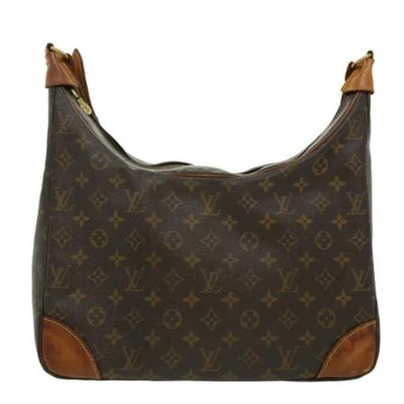 Louis Vuitton Vintage, Brown Canvas Louis Vuitton Boulogne Bruin, Dames, Maat:ONE Size,leer