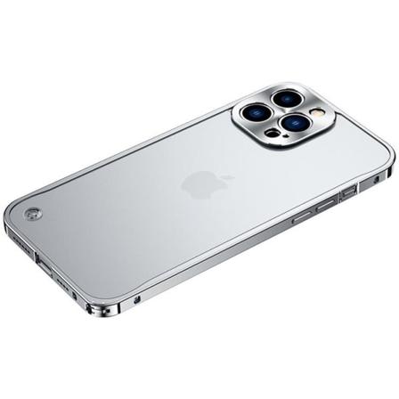Iphone 13 Pro Skal Metall Slim - Silver