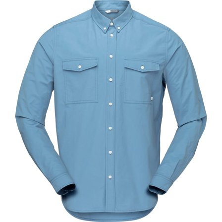 Norrøna Men's Norrøna Shirt (2021) Men long-sleeved shirts Blue L