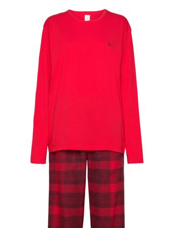 L/S Pant Set Red Calvin Klein