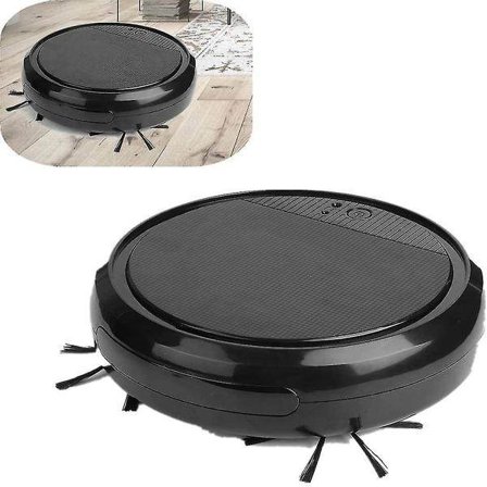 Smart fejemaskine, multifunktionel smart ultraviolet lys fejemaskine støvsuger sæt til kæledyrshår, tæppe og gulv sort