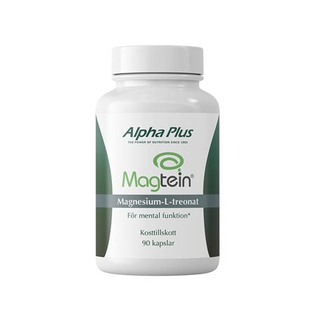 Alpha Plus Magtein Magnesium L-treonat 90 kapslar