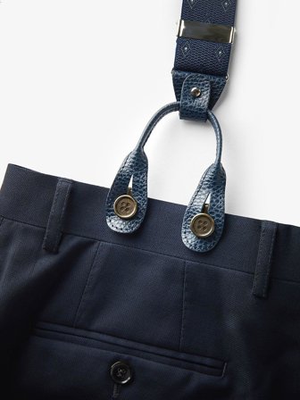 John Henric Men's Bronzene Hosenträgerknöpfe Size Onesize