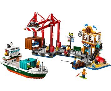LEGO-City Havneområde med lasteskip 60422-LEGO City Havneområde med lasteskip 60422-LEGO-LEGO